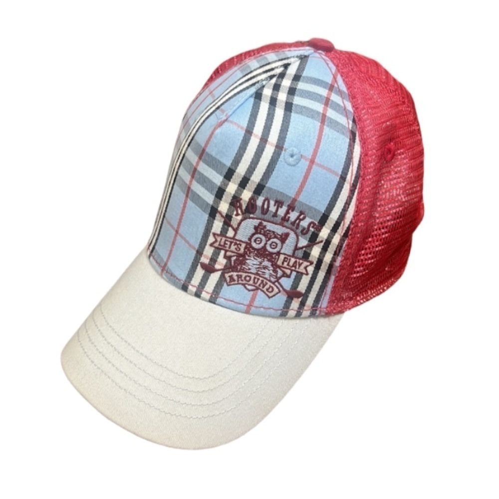 Vintage Hooters Plaid Hat Snapback Vintage